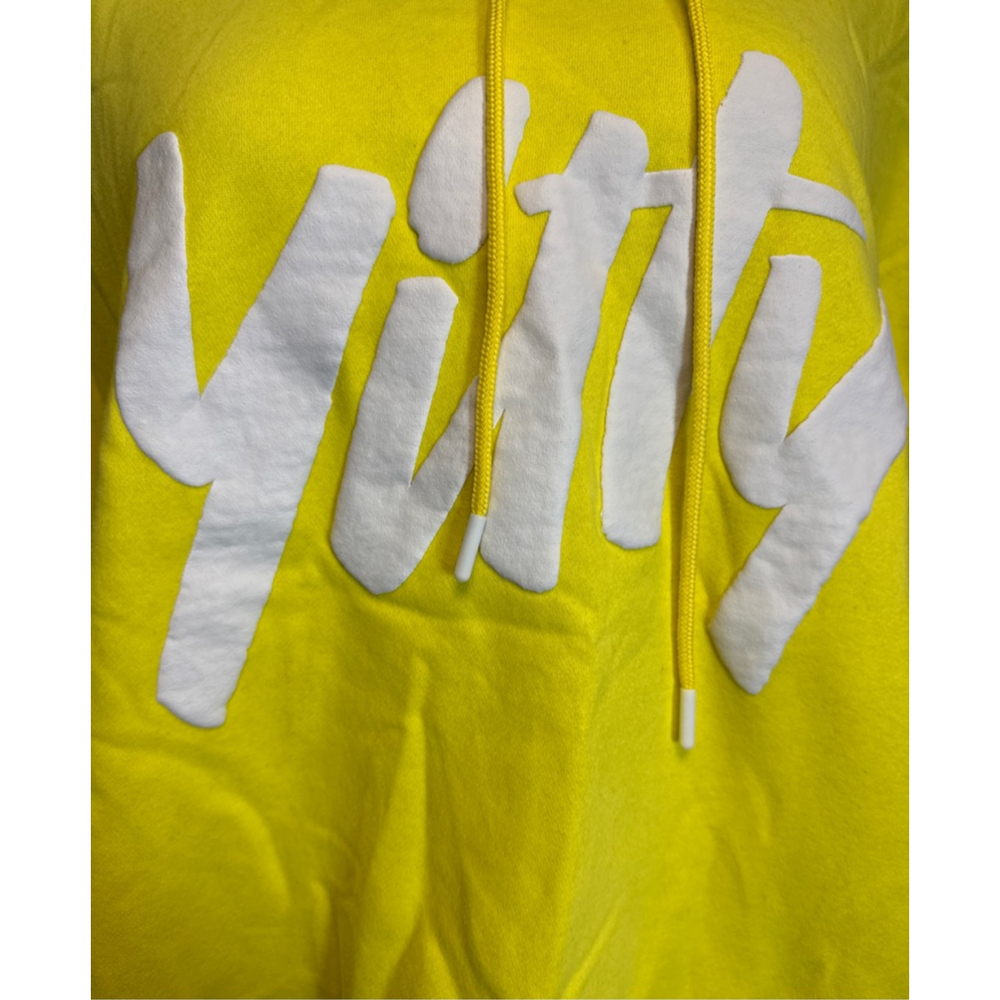 Women's Yitty Yellow & White Major Label EP Hoodie Plus Size 6X - Picture 3 of 6